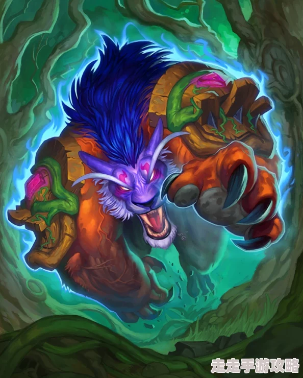 炉石传说重大更新！德鲁伊新橙卡范达尔·鹿盔深度点评，惊喜解锁全新游戏机制！