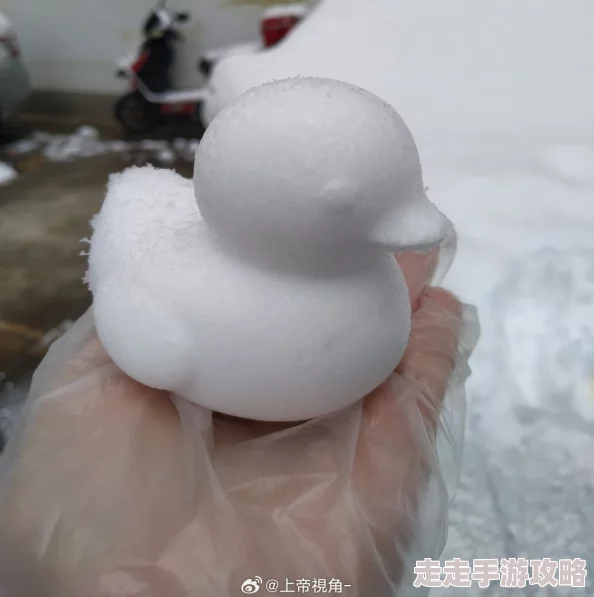 两团雪球挤出各种形状艺术家巧手揉捏呈现逼真十二生肖