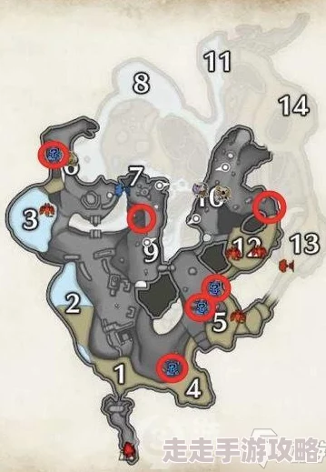 怪物猎人GU爆料:红莲石高效产出地图全解析 怪物猎人GU爆料:红莲石高效产出地图全解析